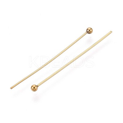 304 Stainless Steel Head Pins STAS-T065-30mm-20G-1