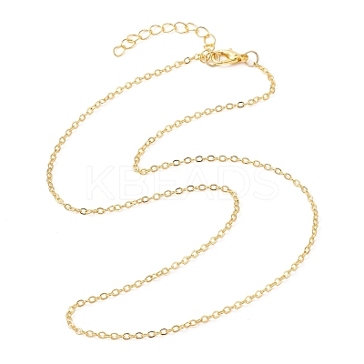 Brass Cable Chain Necklaces NJEW-JN04511-04-1