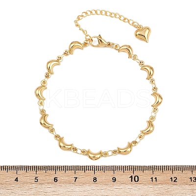 304 Stainless Steel Link Bracelets for Women BJEW-D359-07G-1
