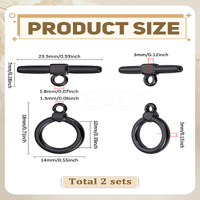 304 Stainless Steel Toggle Clasps STAS-LP0004-77EB-1