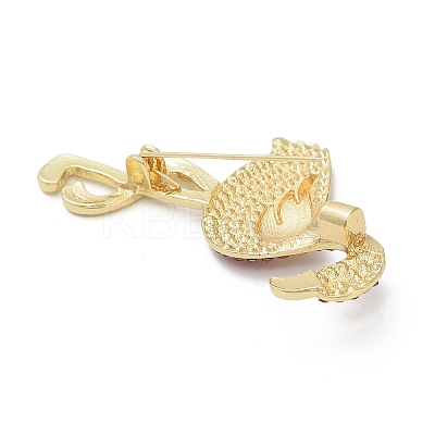 Animal Alloy Rhinestone Brooches for Clothes JEWB-C046-04B-LG-1