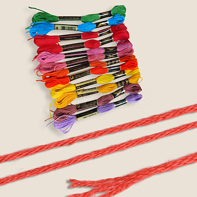6-Ply Polyester Embroidery Floss OCOR-WH20074-01A-03-1