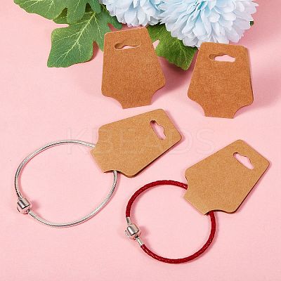 Cardboard Fold Over Paper Display Hanging Cards CDIS-SZ0001-01-1
