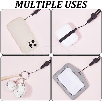 DIY Electronic Stylus & Lighter Silicone Oval Holder Neck Lanyard Making Kit FIND-CP0002-38-1