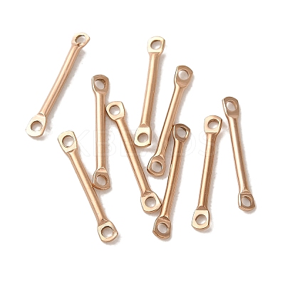Ion Plating(IP) 304 Stainless Steel Connector Charms STAS-Q323-06B-RG-1