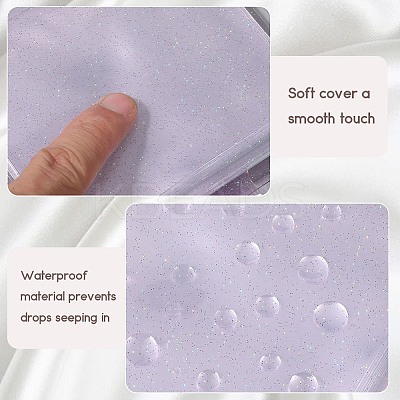 2Pcs PVC Mini Photocard Holder Book AJEW-SP0002-20B-04-1