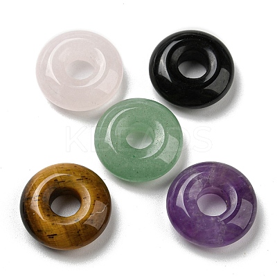 Natural Gemstone Pendants G-C066-01-1