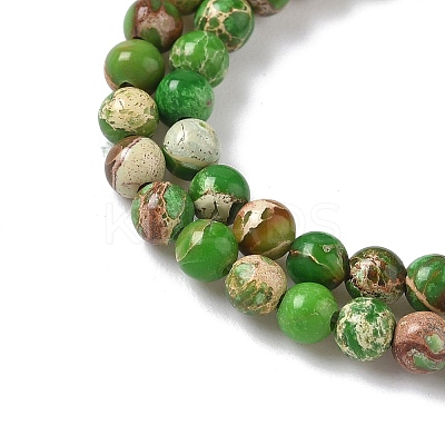 Dyed Natural Regalite/Imperial Jasper/Sea Sediment Jasper Beads Strands G-B124-C05-08-1
