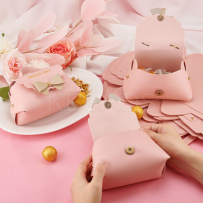 Foldable PU Leather Candy Gift Bags ABAG-WH0032-61B-1