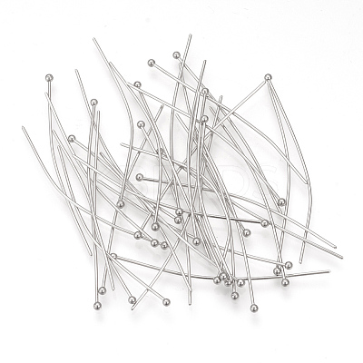 Tarnish Resistant 304 Stainless Steel Ball Head Pins X-STAS-Q218-02C-1