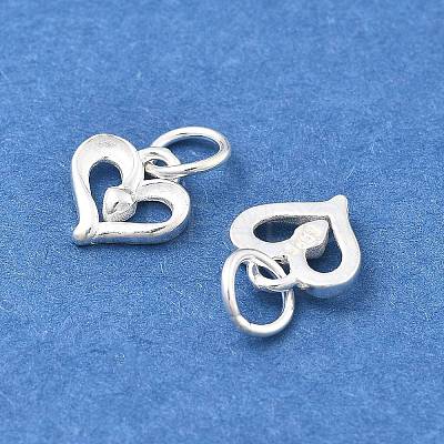 925 Sterling Silver Heart Charms STER-D302-03S-1