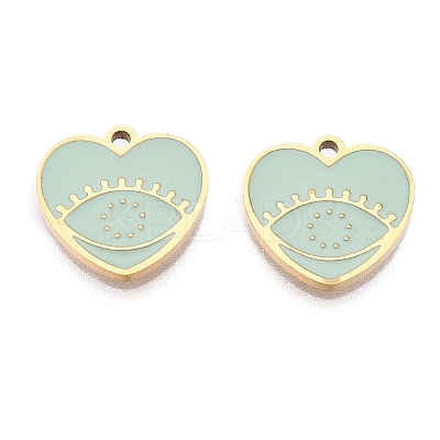 Ion Plating(IP) 316L Surgical Stainless Steel Charms STAS-D035-07G-03-1