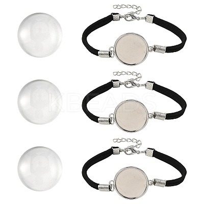 5Pcs Suede Bracelet Making MAK-FS0001-06-1