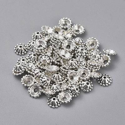 Tibetan Silver Bead Caps AA131-1