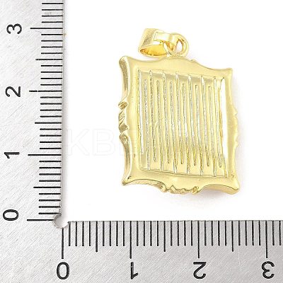 Brass Enamel Pendants KK-Z101-09G-D02-1