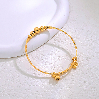 Adjustable Brass Charm Bangles for Women EU2266-1