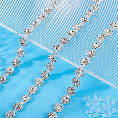 Sunflowers Shape Rhinestone Cup Chains CH-GA0001-03-1