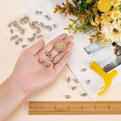 51Pcs 2 Styles Track Shoes DIY Accessories DIY-GF0005-13B-1