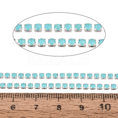 Iron Rhinestone Cup Chains CH-T006-01A-11-1