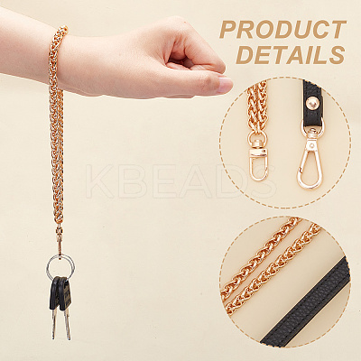 2Pcs 2 Style Wristlet Bag Straps DIY-WR0003-05G-1