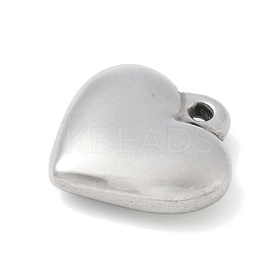 304 Stainless Steel Heart Pendants STAS-R162-01P-05-1