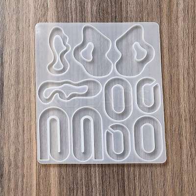 DIY Bohemian Style Irregualr Pendants Silicone Molds DIY-A039-03-1