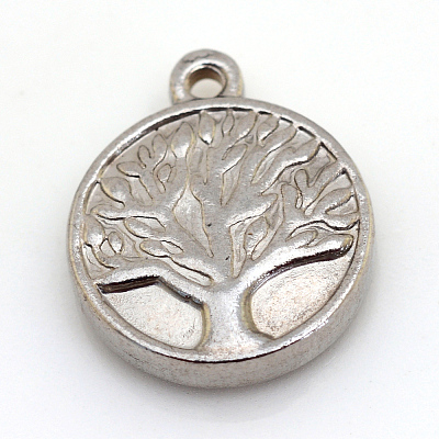 Non-Tarnish 304 Stainless Steel Pendants STAS-S046-28-1