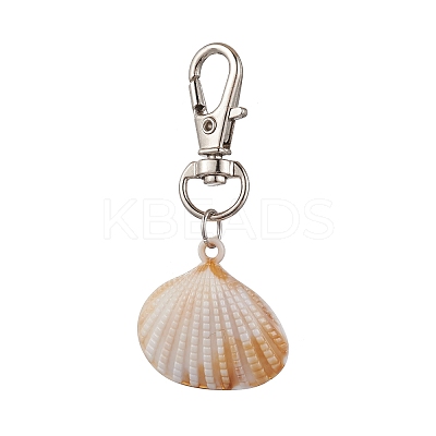 Acrylic Imitation Shell Pendant Decorations HJEW-JM02772-1