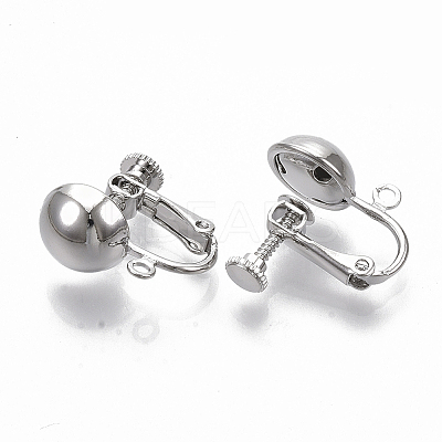 Brass Screw On Clip Earring Converter LS-X-KK-T051-43P-NF-1