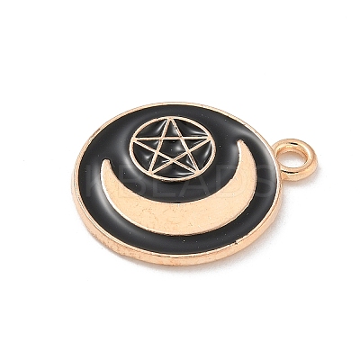 Alloy Enamel Pendants ENAM-A008-45C-KCG-1