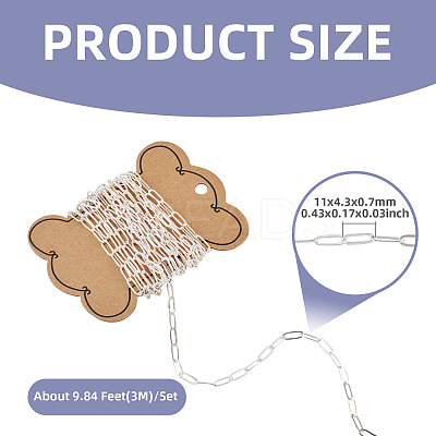 3M Brass Paperclip Chains CHC-TADJ0001-04S-1