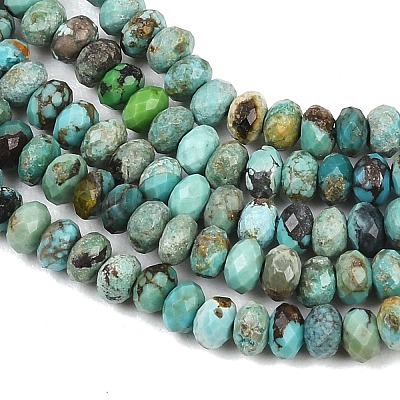 Natural HuBei Turquoise Beads Strands G-B175-A14-2x4mm-1