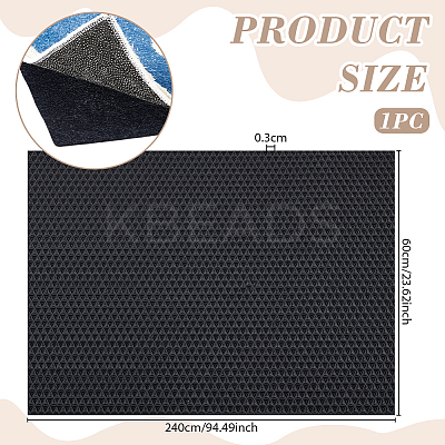 Felt & TPR Anti-slip Carpet Mat AJEW-WH0816-427A-1