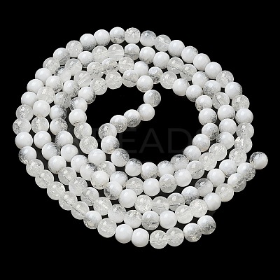 Crackle Glass Beads Strands GLAA-U001-6mm-07-1