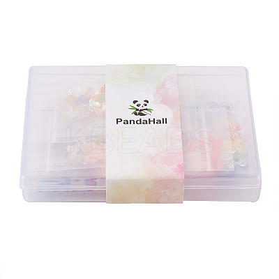 1 Box 195Pcs 21 Colors 3D Butterfly Resin Cabochons MRMJ-PJ0001-04-1