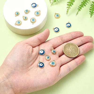 15Pcs 3 Styles Epoxy Resin Enamel Pendants RESI-YW0001-78-1