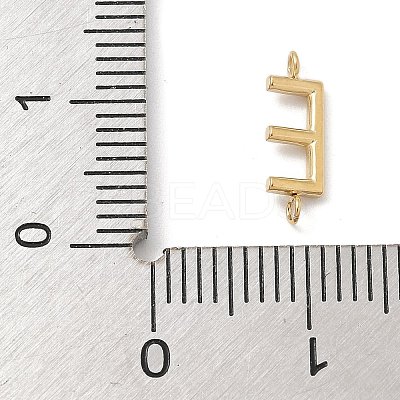 304 Stainless Steel Letter Connector Charms LS-STAS-M108-01G-05-1
