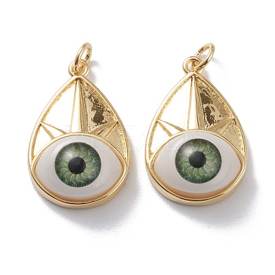 Brass Pendants KK-Z006-02D-1