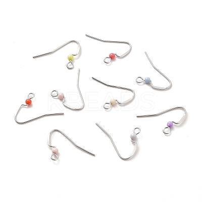 Tarnish Resistant 316 Surgical Stainless Steel Earring Hooks X-STAS-E044-02P-1
