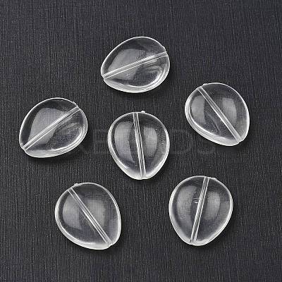 Teardrop Transparent Acrylic Beads TACR-R122-A01-1
