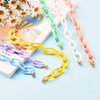 Acrylic Cable Chains Phone Case Chain HJEW-JM00483-1