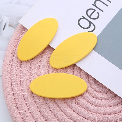 Frosted Plastic Snap Hair Clips OHAR-PW0001-454A-1