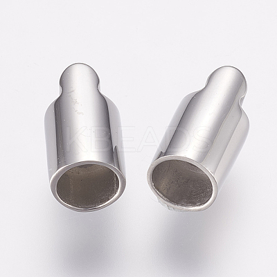 Tarnish Resistant 304 Stainless Steel Magnetic Clasps with Glue-in Ends LS-STAS-E138-02P-1