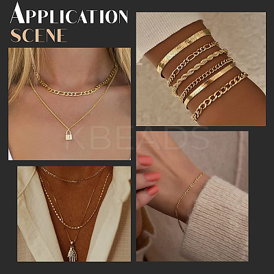 DIY Chain Necklace Bracelet Making Kits DIY-SC0019-60-1