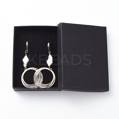 Brass Dangle Earrings EJEW-JE03753-03-1