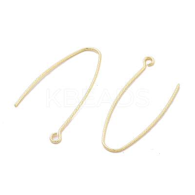 Brass Earring Hooks KK-B134-27G-1