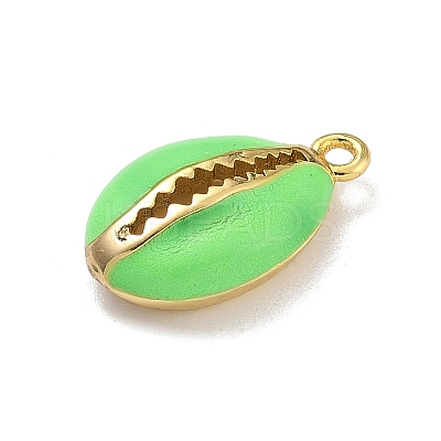 Rack Plating Brass Enamel Pendants KK-G515-19G-05-1
