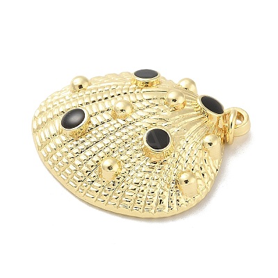 Brass Enamel Pendants KK-B124-02G-01-1