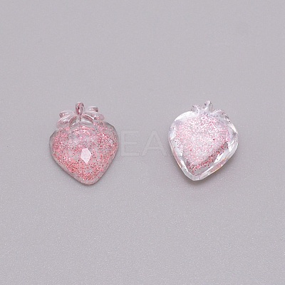 Transparent Resin Cabochons RESI-WH0021-03-1