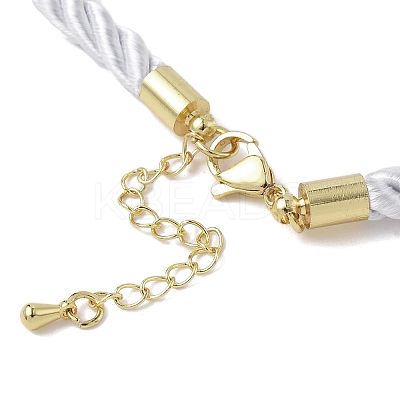 5MM Nylon Twisted Cord Necklace Making FIND-G096-01G-12-1